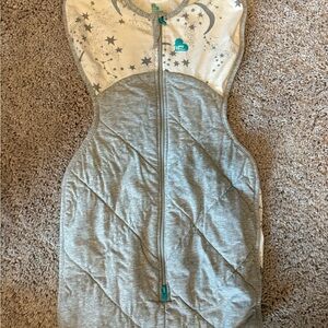 Love to Dream Gray and White Sleep Sack